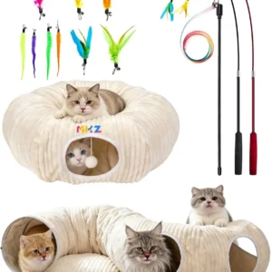 Collapsible Cat Tunnel Bed
