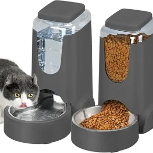 2-Pack Gravity Pet Feeder