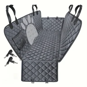 Pet Dog Seat Cover, Hammock, Heavy-duty Scratch Resistant, Non Slip, Durable, And Soft Pet Rear Seat Cover, 600D Thick Durable Car Seat Cover, Suitable For Car, Truck, And SUV Pet Car Mats, Open Mesh Waterproof Dog Car Seat Cushion