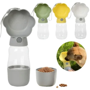 Large Dog Water Bottle For Small Big Dogs Portable Travel Pet Drinking Bottle Food and Water Container Puppy Cat Drinker Feeder