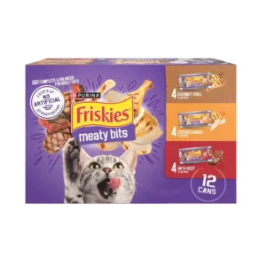 Wet Cat Food with Gravy Variety Pack and Meaty Bits Canned Cat Food 5.5 oz Cans