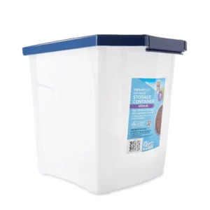 Pet Food Storage Container Airtight with Scoop Medium 10 lb Capacity for Dog Cat Dry Food